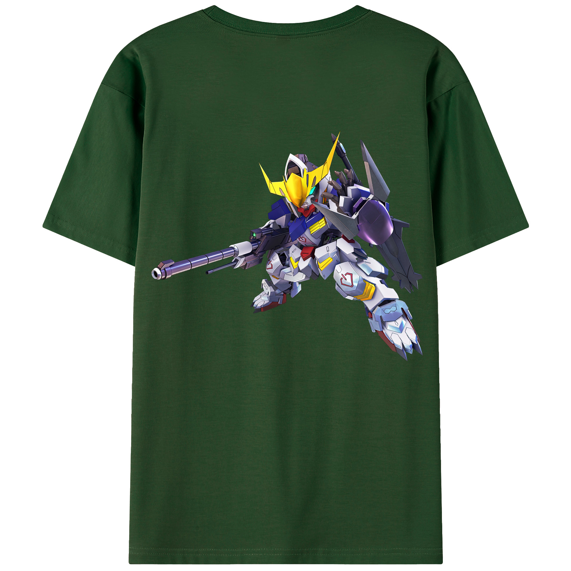 （画像用） 機動戦士ガンダム Mobile Suit Gundam 綿100％半袖Tシャツ（背面プリント）